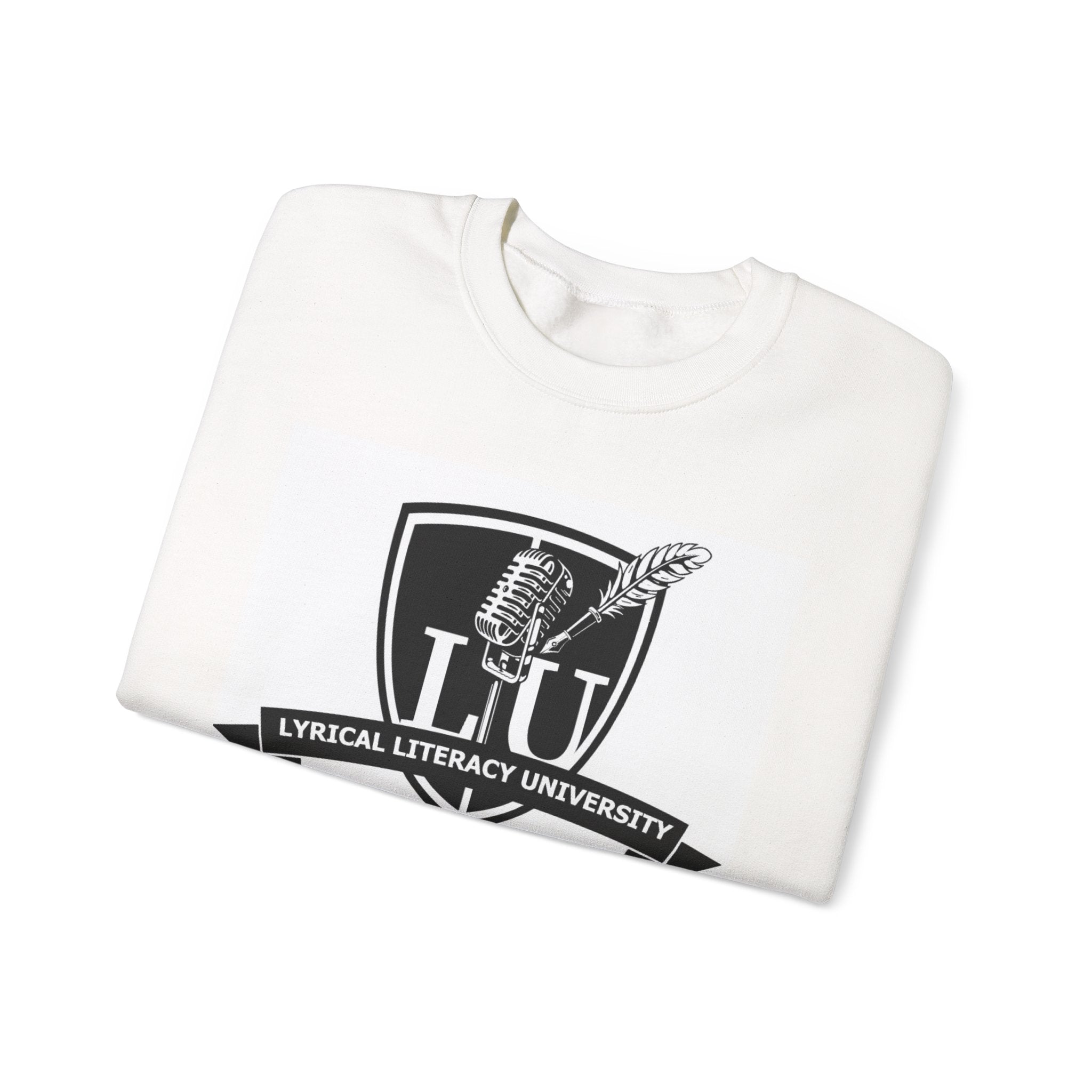 Lyrical Literacy University Crest Crewneck